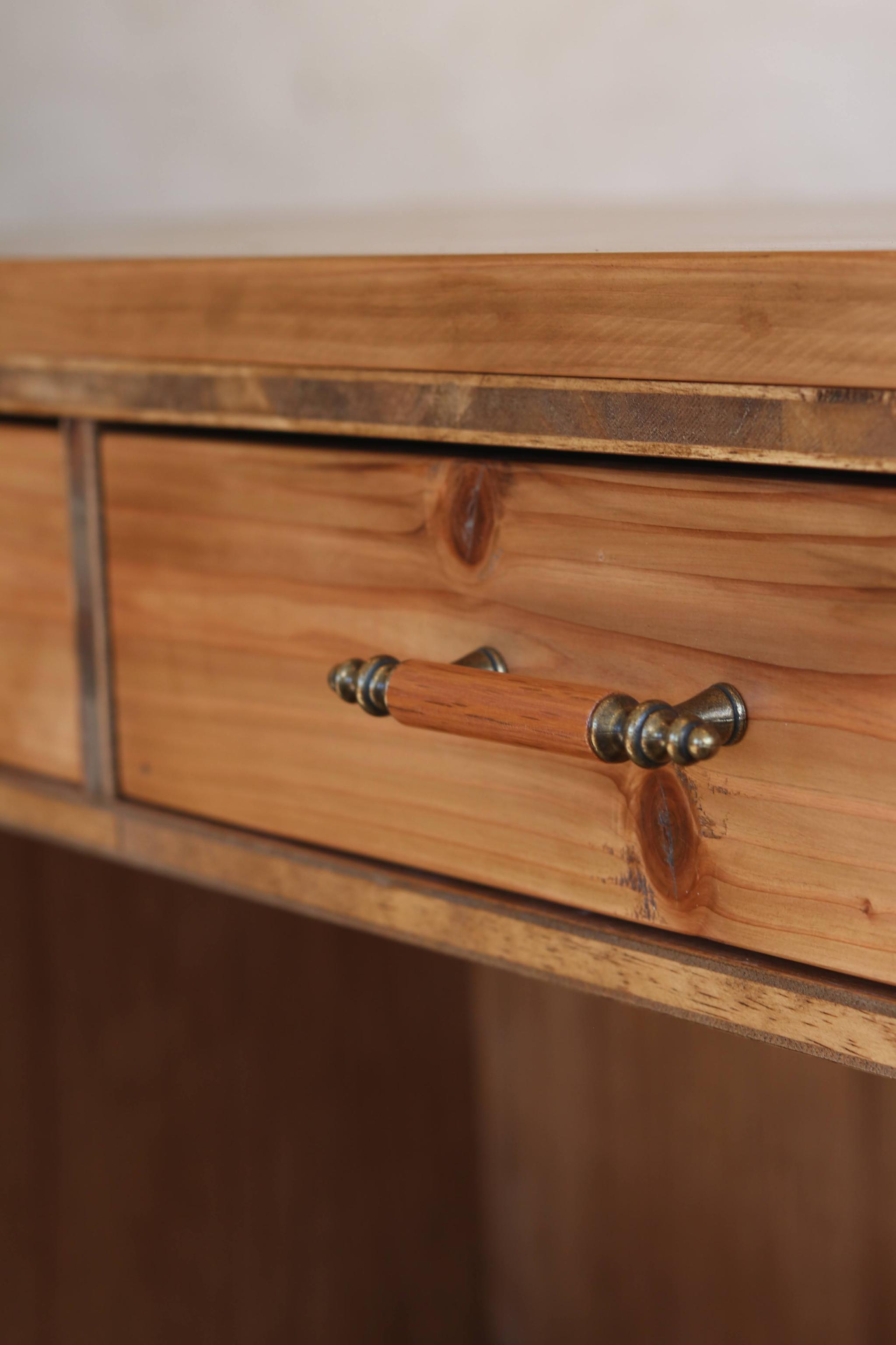 アンティークカウンター レジ台 キャッシャー バーカウンター 受付 サイドテーブル 水槽台 ディスプレイ 店舗什器 | 9枚目